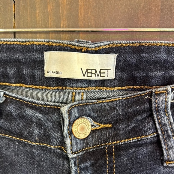 Vervet Skinny Jean Dark Wash Stretch Womens 29 - Picture 2 of 4